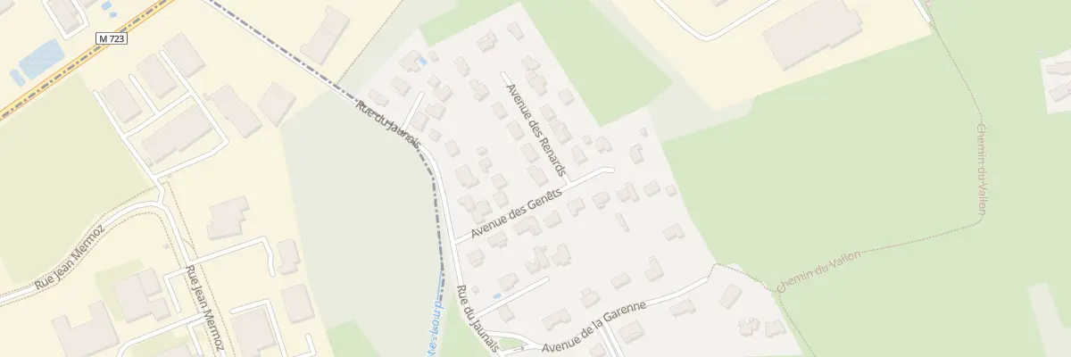 Plan du 1 Av des Renards à Thouaré-sur-Loire