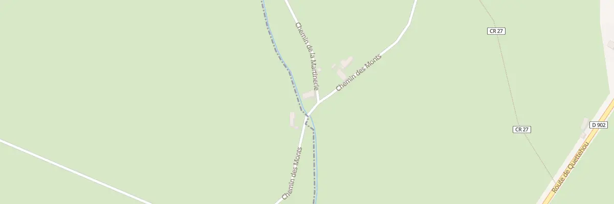 Plan du 16 Che des Monts à Tamerville
