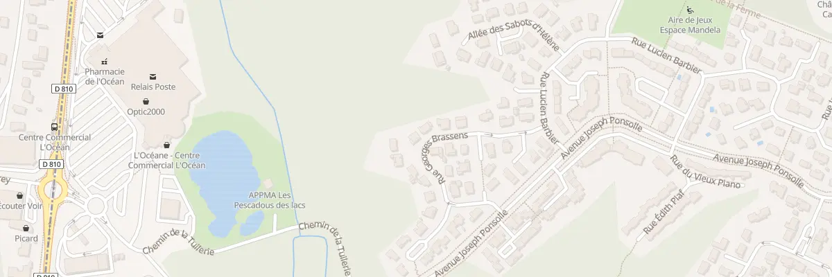Plan du 13 Rue Georges Brassens à Tarnos