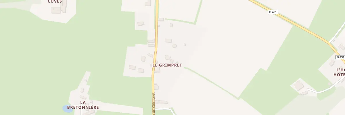 Plan du 11 Rue du Grimpret à Millières