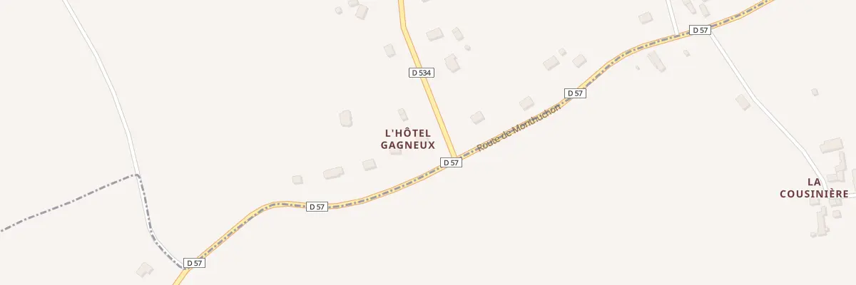 Plan du 1 Rte du Château d’Eau à La Vendelée