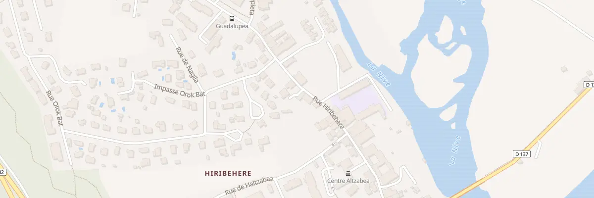 Plan du 701 Rue Hiribehere à Ustaritz