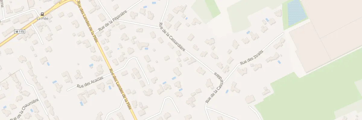 Plan du 74 Rue de la Cassardière à Basse-Goulaine