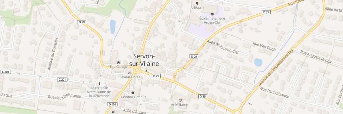 Plan du 11 Rue Théodore Gaudiche à Servon-sur-Vilaine