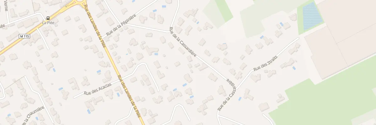 Plan du 72 Rue de la Cassardière à Basse-Goulaine