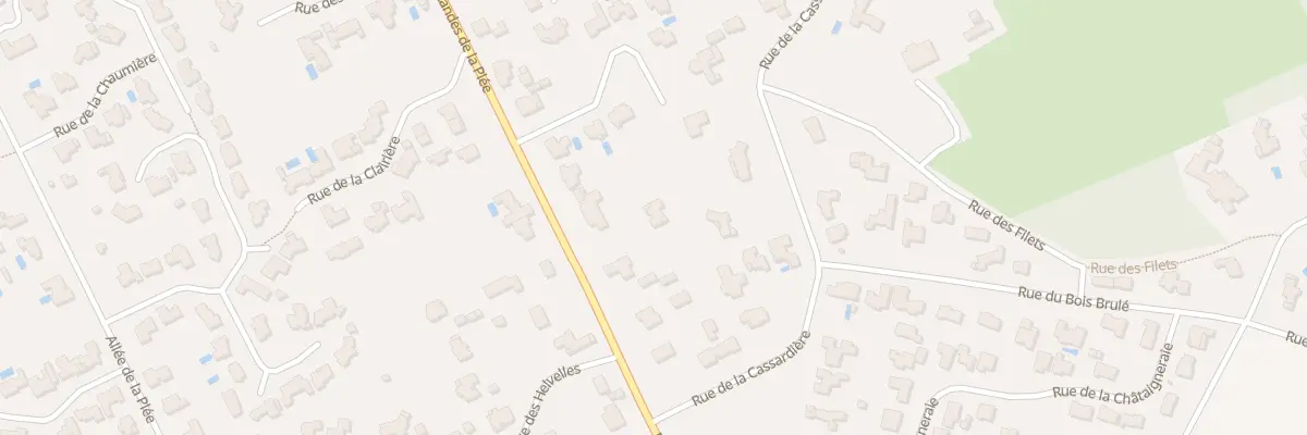 Plan du 391 Rue des Landes de la Plée à Basse-Goulaine