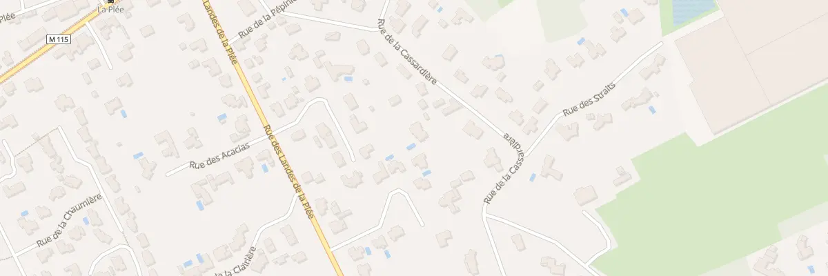 Plan du 78 Rue de la Cassardière à Basse-Goulaine