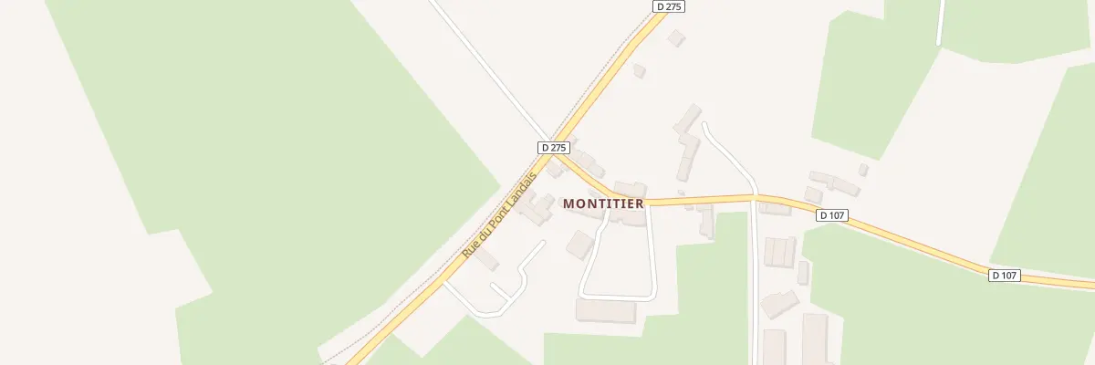 Plan du 2 Rue de Montitier à Huisnes-sur-Mer