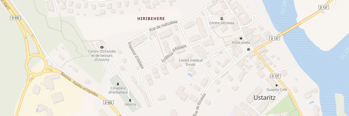 Plan du 261 Rue Haltzabea à Ustaritz