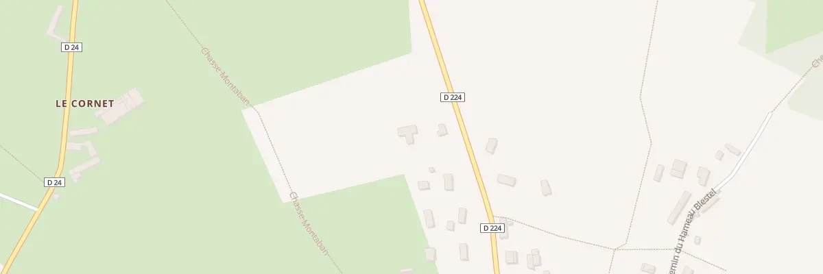 Plan du 35 Rte de Bellevue à Tamerville