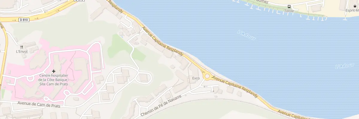 Plan du 59 Av Cpt Resplandy à Bayonne