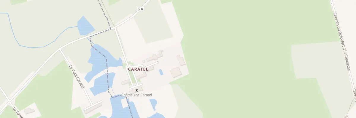 Plan du 1 Caratel à Louisfert