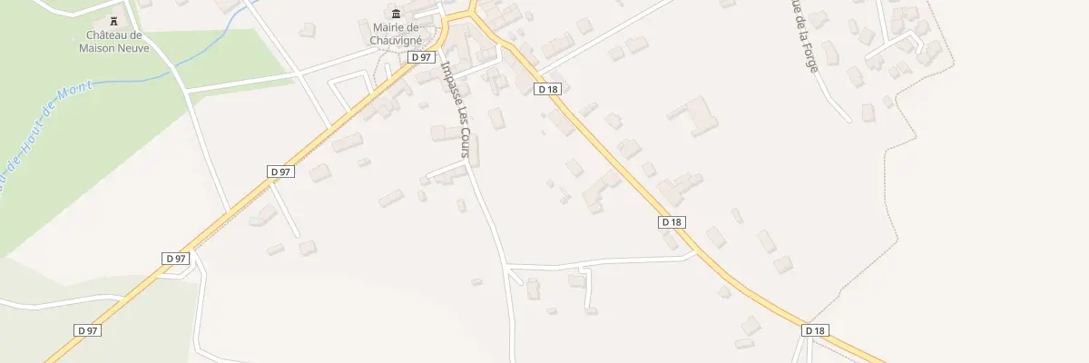 Plan du 17 Rue du Granit à Chauvigné