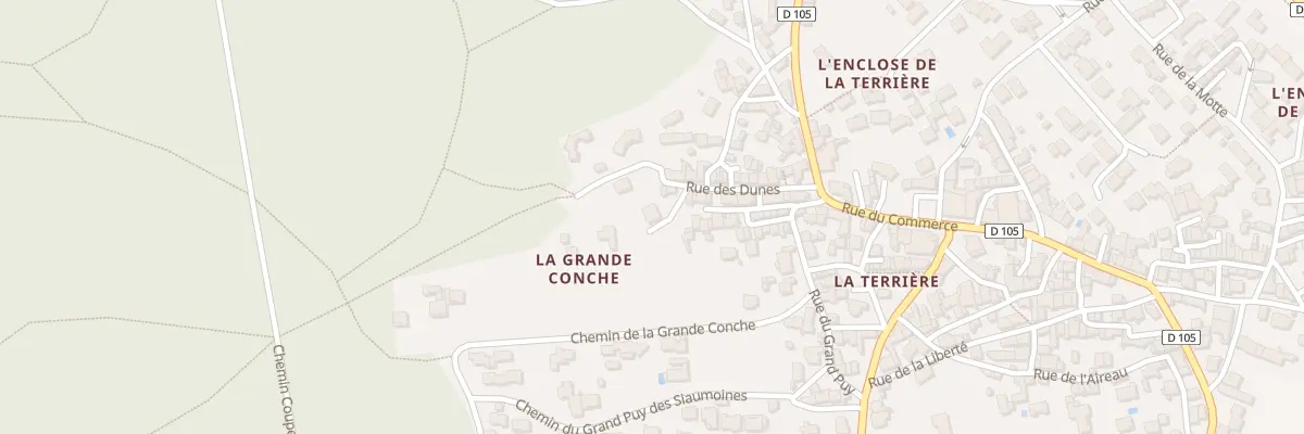 Plan du 17 Rue des dunes à La Tranche-sur-Mer
