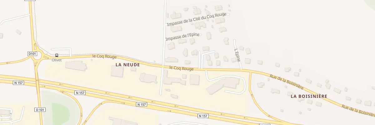 Plan du 9 Le Coq Rouge à Servon-sur-Vilaine