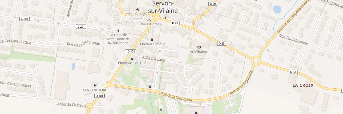 Plan du 5898 All de Bourgogne à Servon-sur-Vilaine