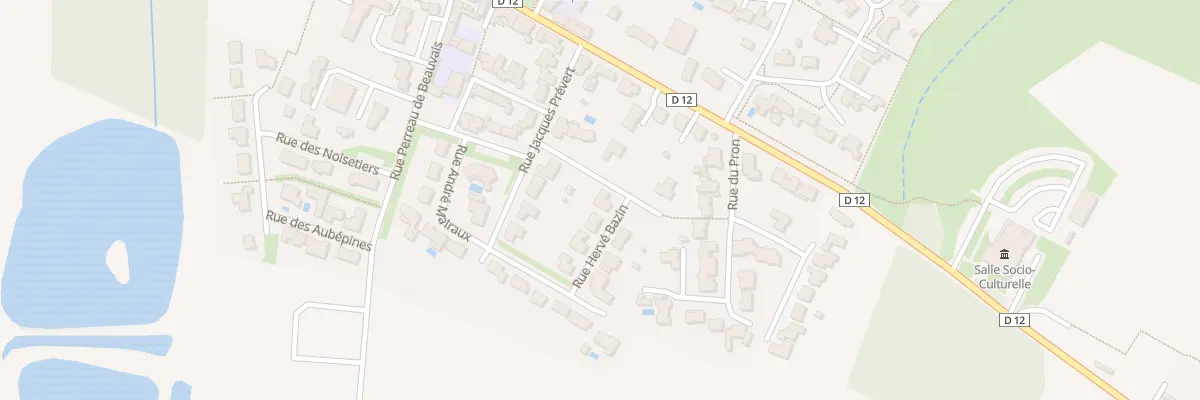 Plan du 7 Rue hervé bazin à La Boissière-des-Landes