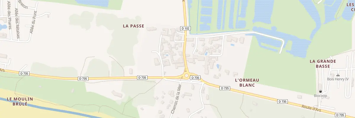 Plan du 3 Rte de Loix à La Couarde-sur-Mer