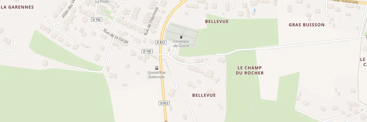 Plan du 3 Bellevue à Gosné