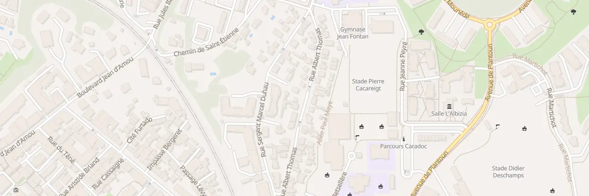Plan du 26 Rue Albert Thomas à Bayonne