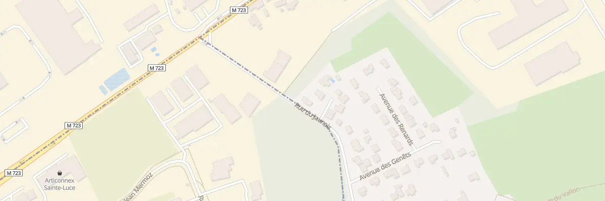 Plan du 860 Rue du Jaunais à Thouaré-sur-Loire