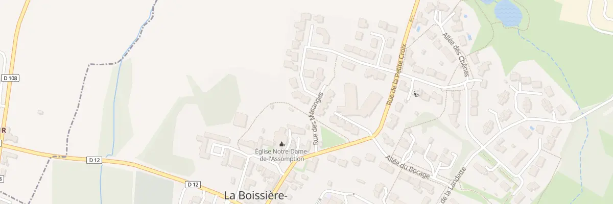 Plan du 1 Rue des Mésanges à La Boissière-des-Landes
