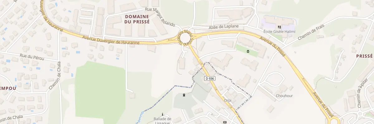 Plan du 94 Av Duvergier de Hauranne à Bayonne