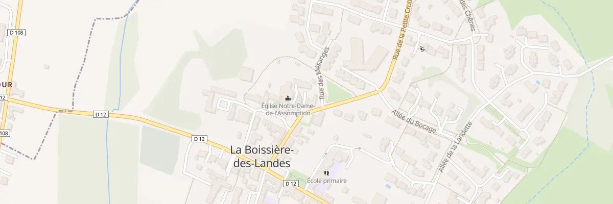 Plan du 2 Imp des Lilas à La Boissière-des-Landes