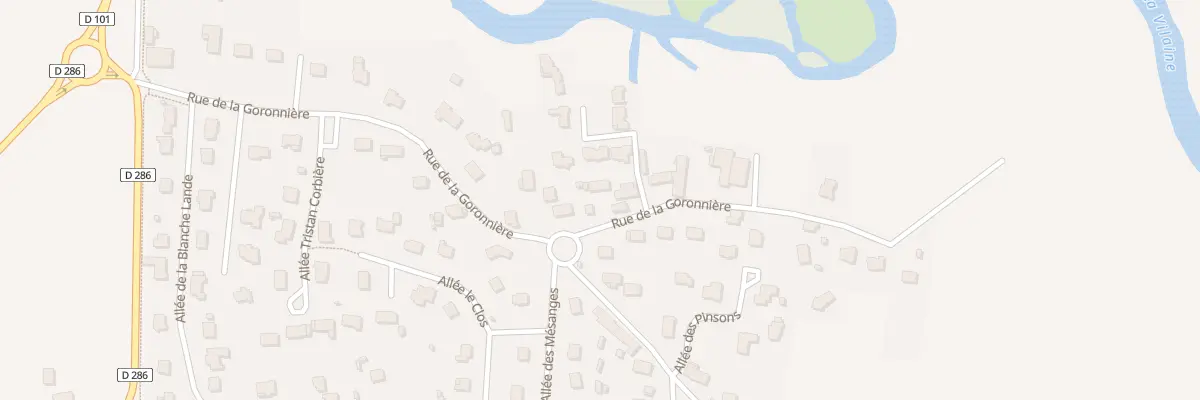 Plan du 19 Rue de la Goronnière à Servon-sur-Vilaine