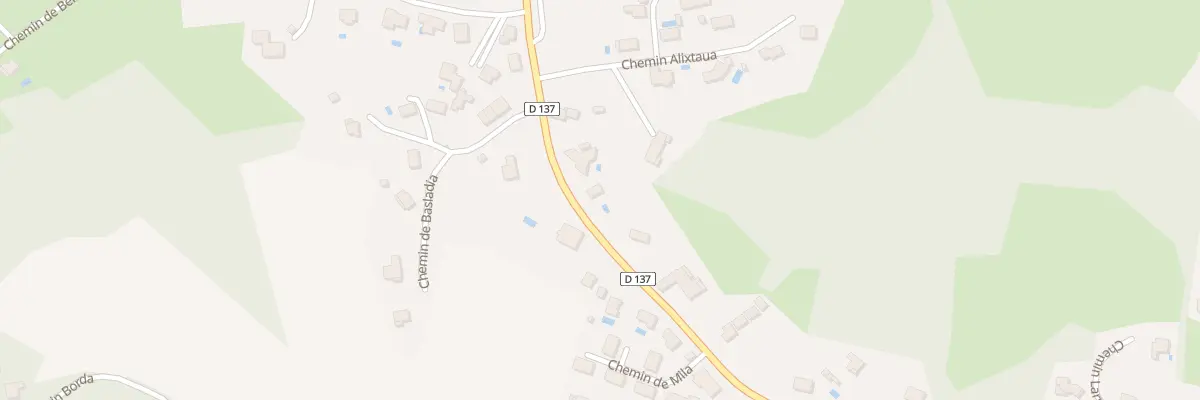 Plan du 1054 Rte de St Pierre d’Irube Rd137 à Villefranque