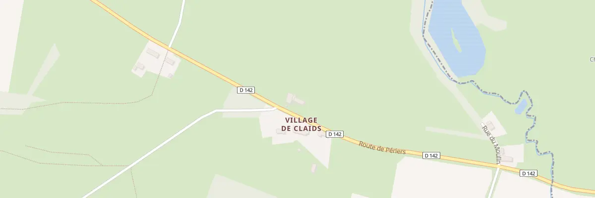 Plan du 5 Rte de Periers à La Feuillie
