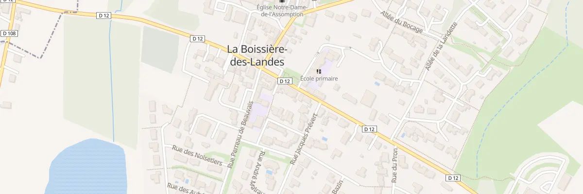 Plan du 8 Rue françois espaud à La Boissière-des-Landes
