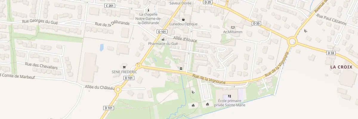 Plan du 6 Rue des Vignes à Servon-sur-Vilaine