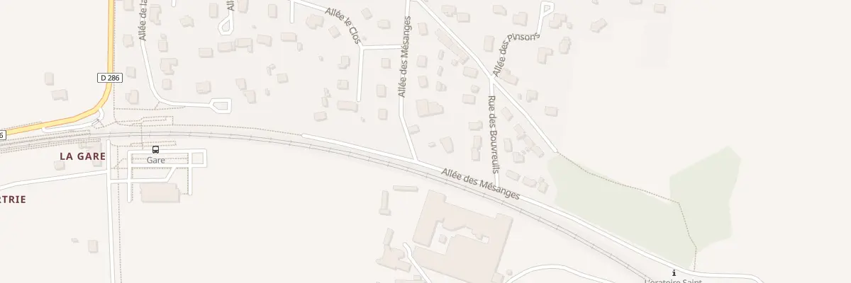Plan du 9 All des Mésanges à Servon-sur-Vilaine