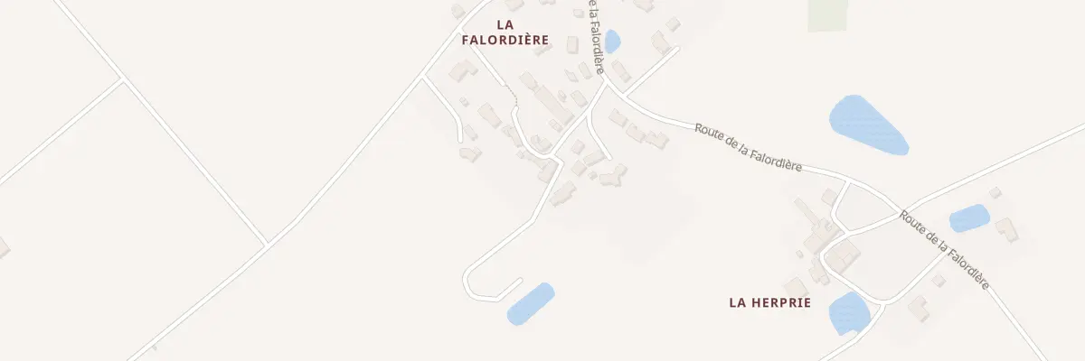 Plan du 5864 La Falordière à Vieillevigne