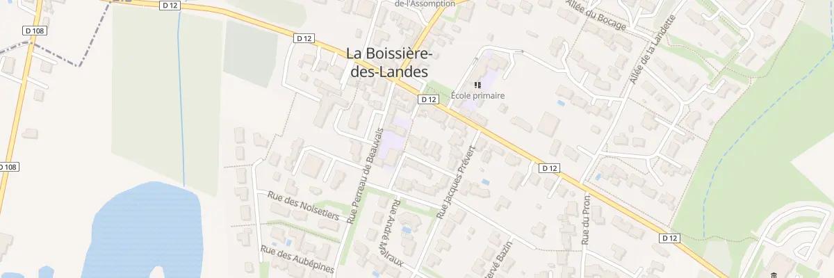 Plan du 1 Rue marcel pagnol à La Boissière-des-Landes