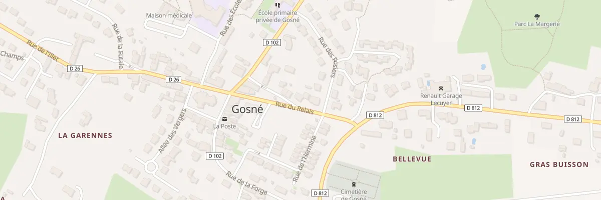 Plan du 5 Rue du Puits à Gosné