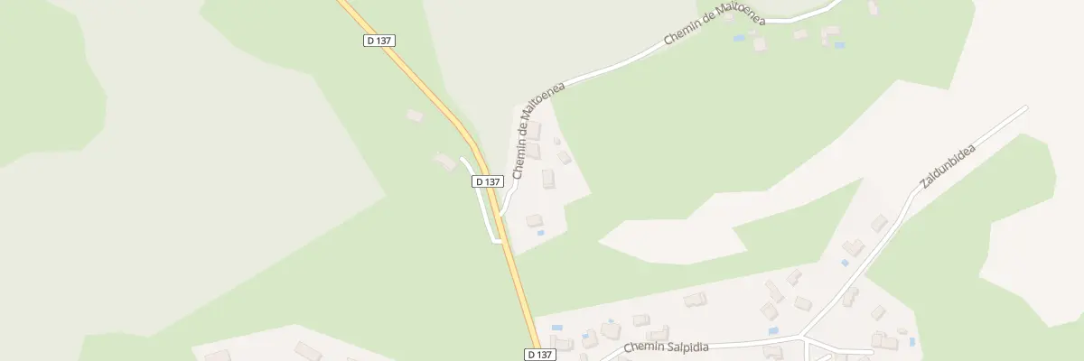 Plan du 40 Che Maitoenea Vc24 à Villefranque