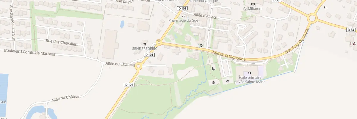 Plan du 2 Rue de la Vignourie à Servon-sur-Vilaine