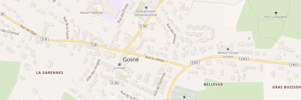Plan du 3 Rue du Puits à Gosné