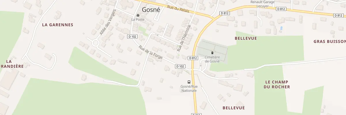 Plan du 13 Rue de la Forge à Gosné