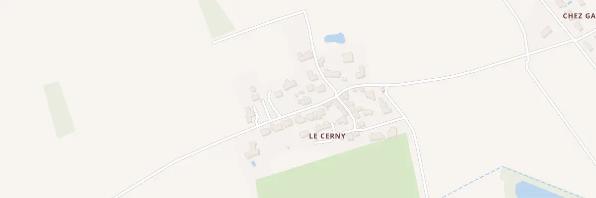 Plan du 10 Le Cerny à Montbert