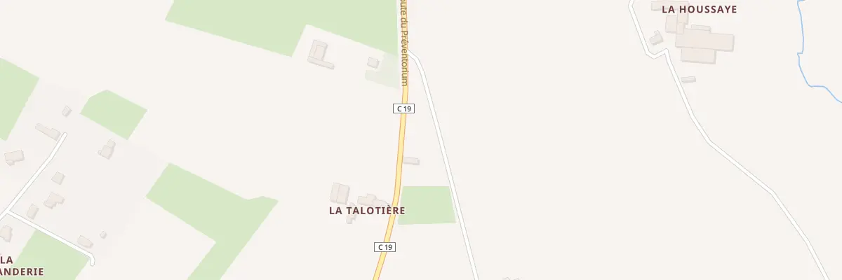 Plan du 2 La Talotiere à La Bouëxière
