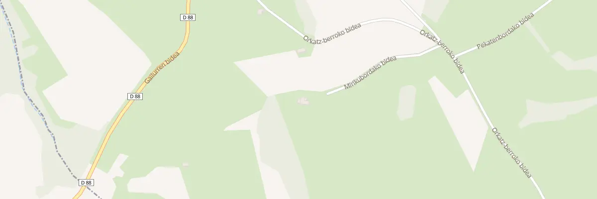 Plan du 2235 Orkatz-berroko bidea à Larressore