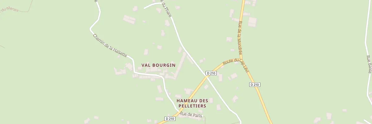 Plan du 1 Village Le Val Bourgin à Fermanville
