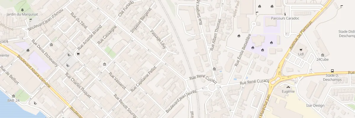 Plan du 51 Rue Daniel Argote à Bayonne