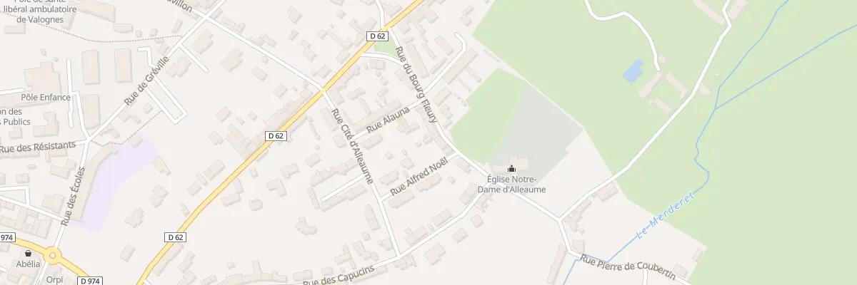 Plan du 18 Rue du Bourg Fleury à Valognes