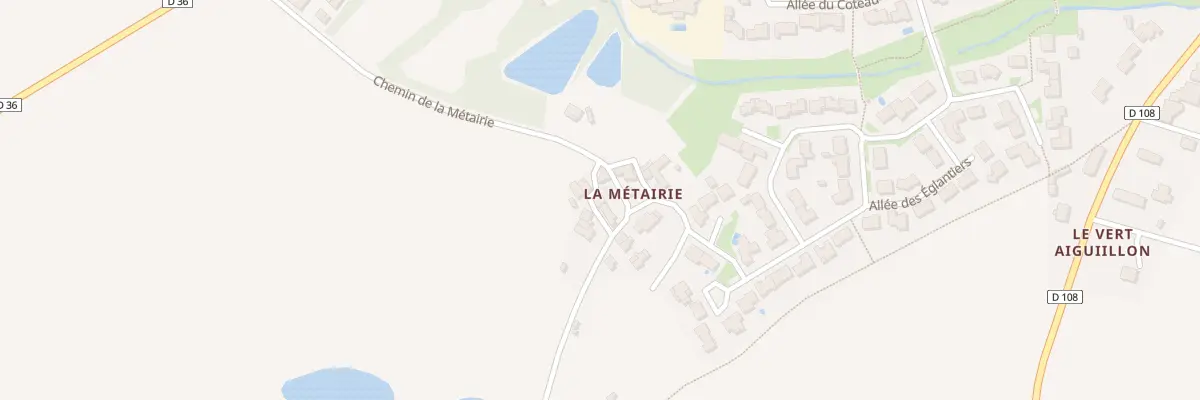 Plan du 5959 La Métairie à Aubigny-Les Clouzeaux