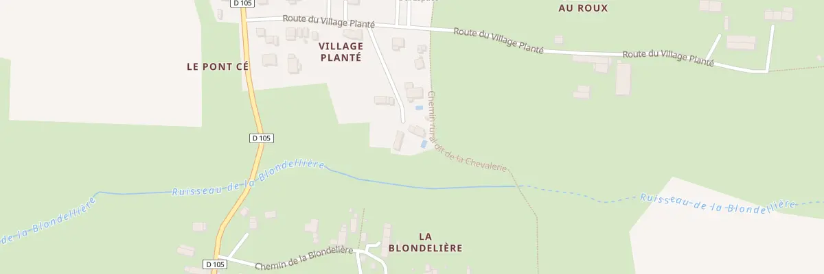 Plan du 6 Le Village Plante à Saint-Jean-des-Champs