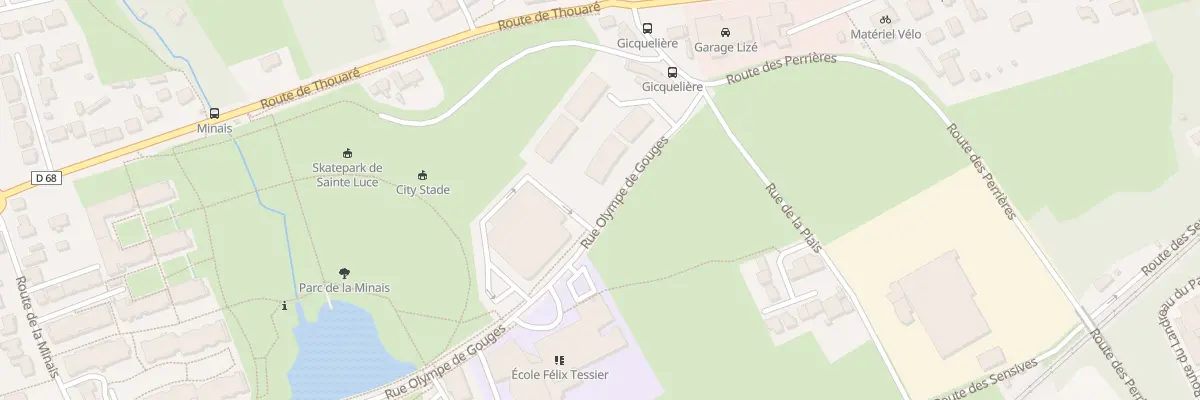 Plan du 33 Rue Olympe de Gouges à Sainte-Luce-sur-Loire